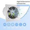RLOZUI 8 inch Exhaust Fan, 735CFM Wall Mounted Vent Fans,