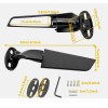 Unbranded Wing Rear view Side Mirrors For Honda CBR1000RR CBR600RR