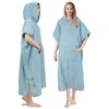 Sun Cube Surf Poncho Changing Robe with Hood, Thick Quick