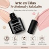 21Pcs Kit Esmaltes Uña Gel SemipermanenteBase CoatGlossy Top CoatMatte Top