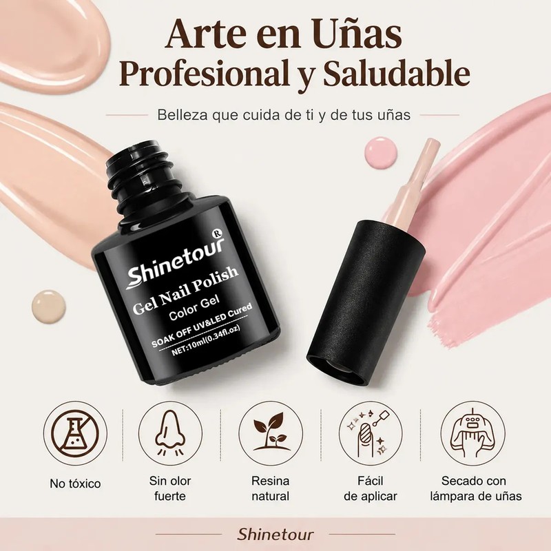 21Pcs Kit Esmaltes Uña Gel SemipermanenteBase CoatGlossy Top CoatMatte Top