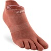 Injinji Run Lightweight No-Show Rust, L, brown