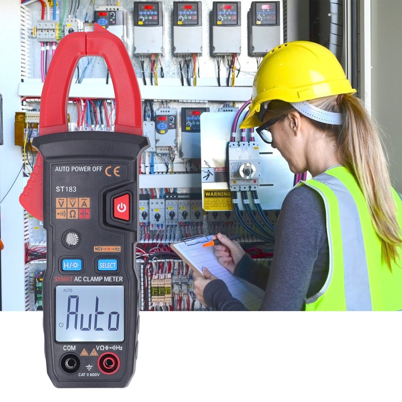 Digital Clamp Meter Multifunctional AC DC Voltmeter Smart Auto NCV