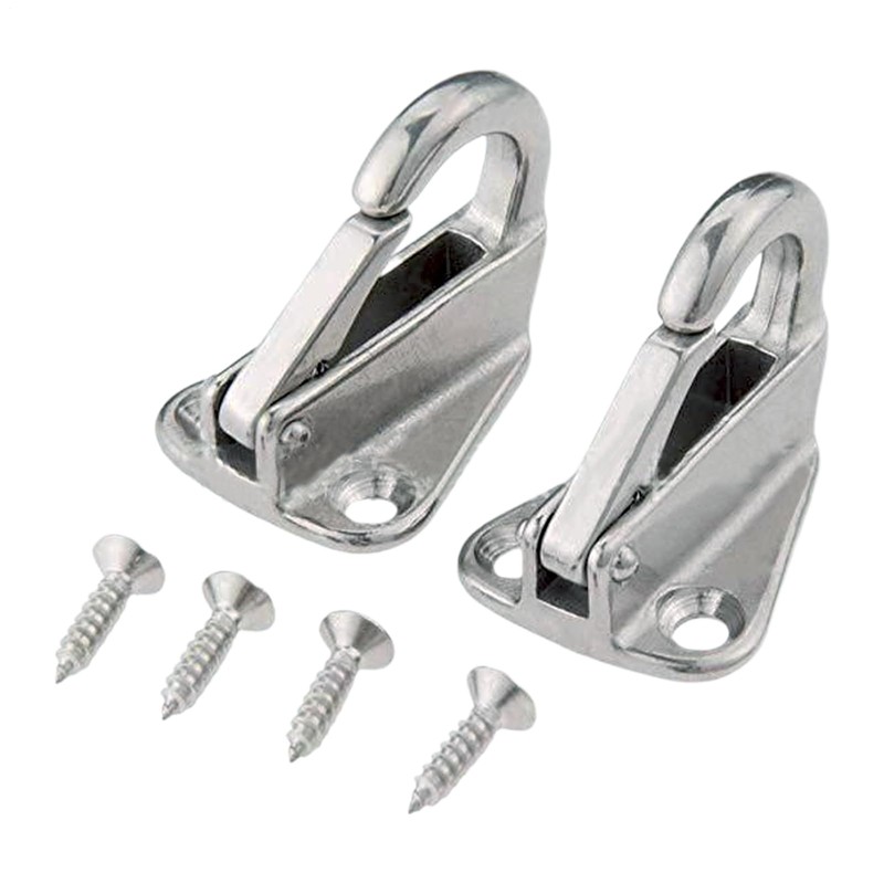 Heavy Duty Hooks - Stainless Steel Spring Hook for Wall