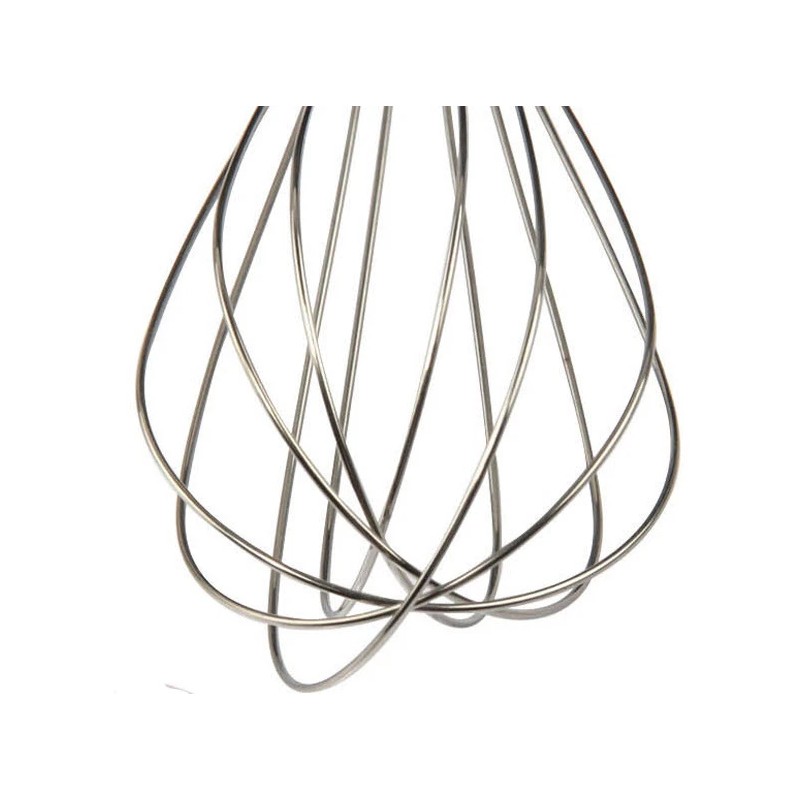 Kitchen FX Stainless Steel 10 Inch Whisk Egg Beater Whipping