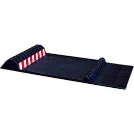 Maxsa Innovations Maxsa 37358-RS Park Right 21" x 11" x 2" Parking Mat, Black