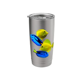 Blue Tangs Yellow Tangs Saltwater Reef Aquarium Fish Tank Stainless Steel Insulated Tumbler