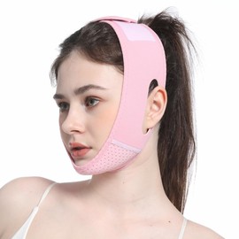 V Gesichtsmasken, Wiederverwendbare V-Linienmask, V-förmiges Kinn Gesichtsstraffungsband, Doppelkinn Entferner Lifting-Maske, für Doppelkinn und schlaffe Gesichtshaut