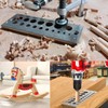 17 Holes Steel Dowel Plate,A2 Dowel Maker Plate Dowel Cutter