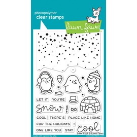 Lawn Fawn Snow Cool 4"x6" Clear Stamps LF1226