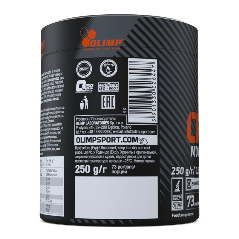 Olimp Labs Creatine Monohydrate Powder, 250 g