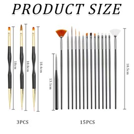 1 Set Of Manicure Pen Set, Multi-Functional, Reusable, Detai Strokes And Lines, Diy Artistic Manicure Painting Props.