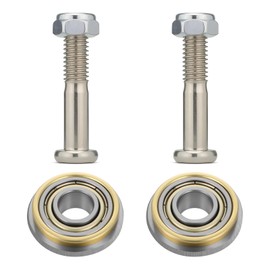 2 Pack Tile Cutting Wheels Tungsten Carbide Bearing Ceramic 22×6×6mm Cutting Blade Replacement with Bolt Lock Nut Ball Bearings Glass Cutter Wheel Replacement for Manual Machine