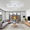 Huilefu Modern Dimmable LED Ceiling Light Fixture,with Remote Control 3