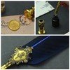 Joyeee Feather Calligraphy Pen and Ink Set, with Wax Seal