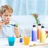 10Pcs Plastic Squeeze Bottles with Twist Cap,Clear Dispensing Bottles with