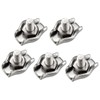 uxcell 5 Pcs 304 Stainless Steel Single Wire Rope Clip