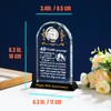 Ornalrist 40th Wedding Anniversary Glass Quartz Clock Gifts for Couple