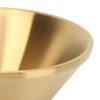 Stainless Steel Salad Bowls Gold Double Layer Exquisite Decorative Gold