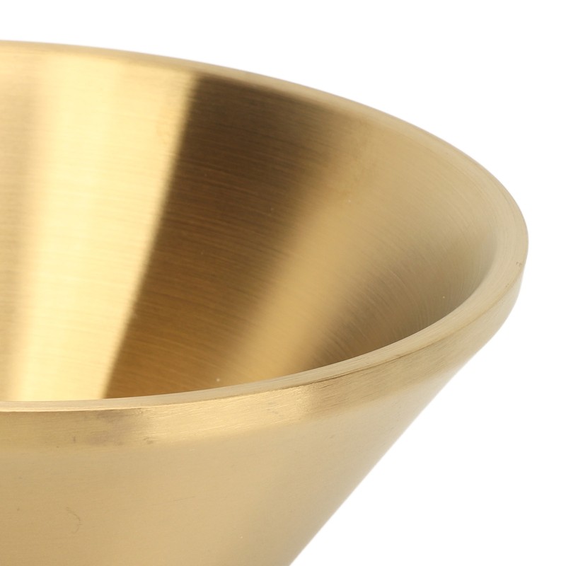 Stainless Steel Salad Bowls Gold Double Layer Exquisite Decorative Gold