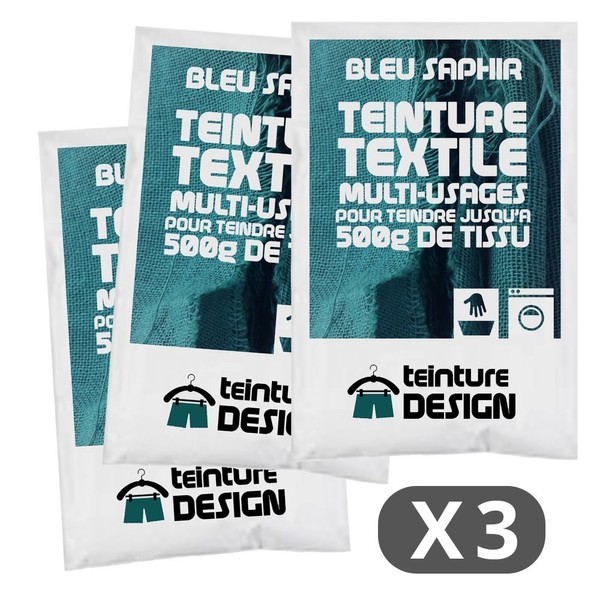 Set of 3 Textile Paints - Universal Textile Paint for