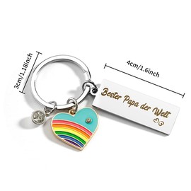 Father's Day Gift Keyring Gift Dad Birthday Gift for Dad Father's Day Gifts for Dad Gift Ideas Gift for Dad Special Gift for Men Keyring Dad, Dad1