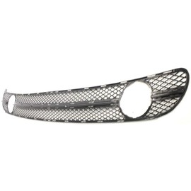 FITRITE AUTO PARTS New Front Bumper Cover Grille For 1998-2000 Volkswagen Beetle, Center, Mesh Insert, Textured Black, With Fog Light Hole VW1200127