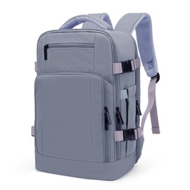 ZHXX For Ryanair Hand Luggage 40 x 20 x 25 cm, Hand Luggage Backpack, Hand Luggage Bag, Travel Backpack, Hand Luggage Aeroplane, Crimson / Greyish