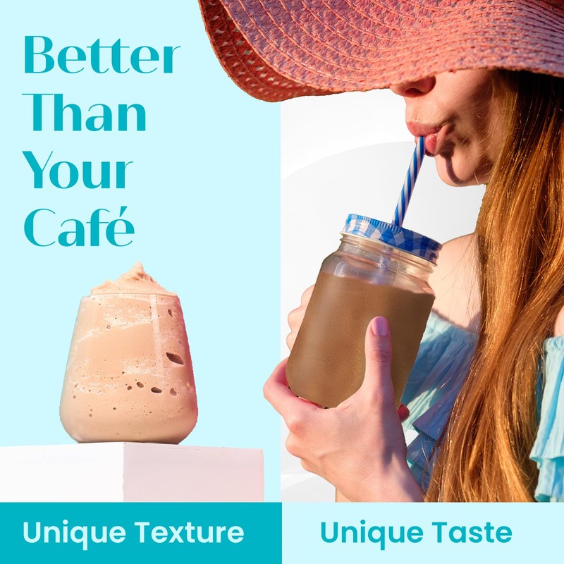 Freezo Classic Premium Blended Iced Coffee | Lower Calorie Frappe,