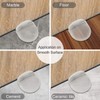 HAUSPROFI Doorstop, Self-Adhesive Door Stopper for Wall Protection Door Buffer