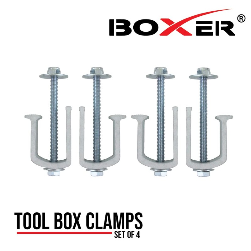 Tool Box Clamp 4 Pack - Heavy Duty Universal Aluminum