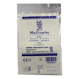 Gauze Swab 15 x 15 cm Walnut Size Sterile