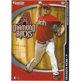 Fathead BRANDON WEBB ARIZONA DIAMONDBACKS FATHEAD TRADEABLES REMOVABLE STICKER 2009 #69