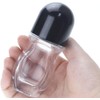 PurYupearl 50 ML Red Deodorant Roller Bottle Empty,Glass Roller Bottles