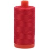 Aurifil Mako Cotton Thread Solid 50wt 1422yds Paprika, Green