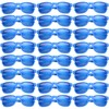 Eyegla Blue Sunglasses Bulk Adults Party Sunglasses 80s Glasses Shades for Women Men Party Favors 30 Pack