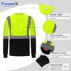 ProtectX High Visibility Shirts Long Sleeve Reflective Hi Vis Safety