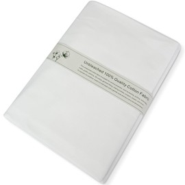 Unbleached 100% Cotton Muslin Fabric Unbleached Natural Muslin Cloth for Sewing, Draping, Quilting, and Crafts