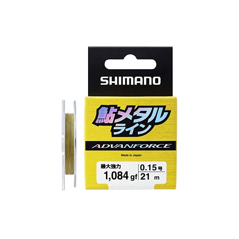 Shimano Ayu Metal Line Advanced Force LG-A21W 21m 0.15 Yellow
