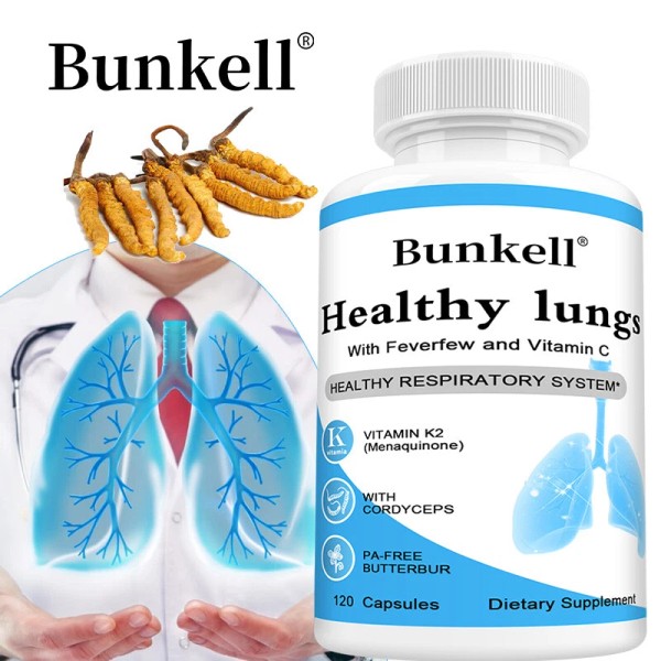 Cleanse Detox Support Clear Lungs Supplement 120 Capsules Balance Body