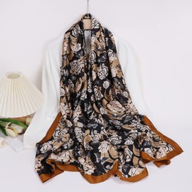 YMXHHB Fashion Scarves Scarf Silk Feeling Scarves Long Lightweight Sunscreen Shawls for Women (Y40)