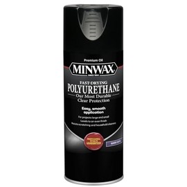 Minwax 33060000 Fast-Drying Polyurethane Aerosol, 11.5 Ounce, Satin New