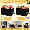 Large Toy Box, Collapsible Storage Bins with Lids, Toy Storage