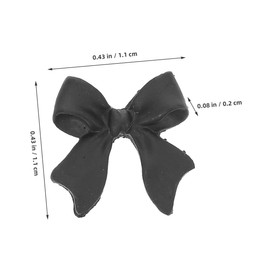 FRCOLOR 200Pcs Nail Charms Cute Bow Nail Gems for Women for DIY Nail Art Christmas Decorations Easy to Use for Home and Unique Nail Accessories