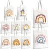 Woanger 10 Pcs Christmas Employee Appreciation Gifts Inspirational Canvas Tote