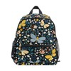 ALAZA Children's Backpack with Chest Strap, Kids Schoolbag Butterflies Flowers