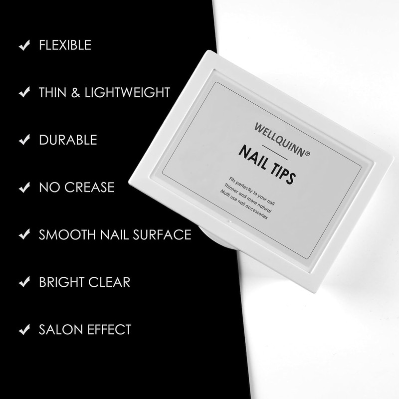 Duck Nail Tips 220Pcs XXL Duck Feet Nail Tips Long