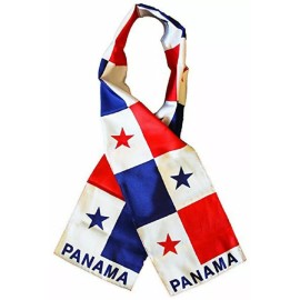 RFCO Panama Country Lightweight Flag Printed Knitted Style Scarf 8"x60"