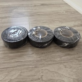 Unbranded Hockey Tape Hockey Shin Tape Black Cloth Pack Of 3