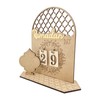 Wooden Eid Ramadan Countdown Calendar Ornament DIY Wood Crafts Party